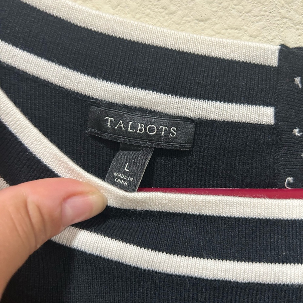 Black long sleeve Talbots shirt